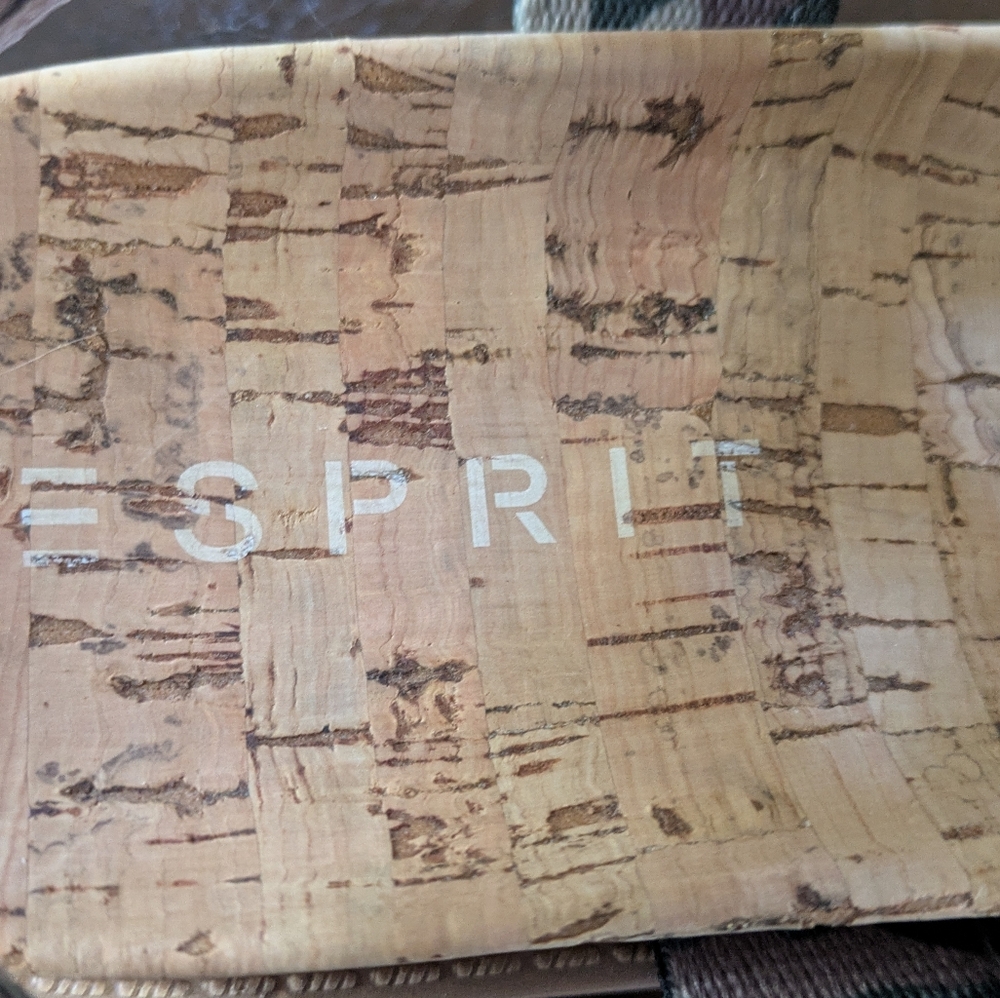Esprit Camouflage Cork Platform Sandals. Size 8. - Picture 9 of 10